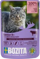Zdrowa karma bezzbożowa dla starszego kota (8+) Bozita Wołowina w sosie 85g