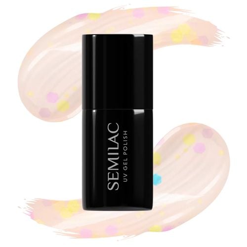 SEMILAC LAKIER HYBRYDOWY DO PAZNOKCI 930 SUNNY DOTS  7ml na Arena.pl