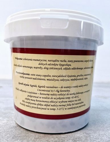 Borowina Wieniecka wiaderko 5 kg REUMATYZM URAZY na Arena.pl