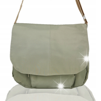 Stylowa torebka damska crossbody - beżowa