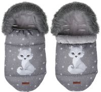 2 x ŚPIWOREK DO WÓZKA SANEK GONDOLI OCIEPLANY Z FUTERKIEM PREMIUM BABYMAM