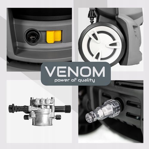 MYJKA CIŚNIENIOWA 2000W 230BAR ALUMINIOWA POMPA SZCZOTKA T-RACER WĄŻ na Arena.pl