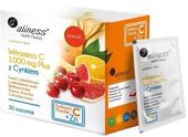 Witamina C 1000 mg z CYNKIEM PLUS 30 sasz. Aliness Odporność Zdrowa skóra