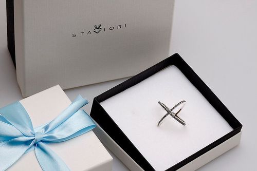 Srebrny pierścionek PDM4420 - Markazyty na Arena.pl