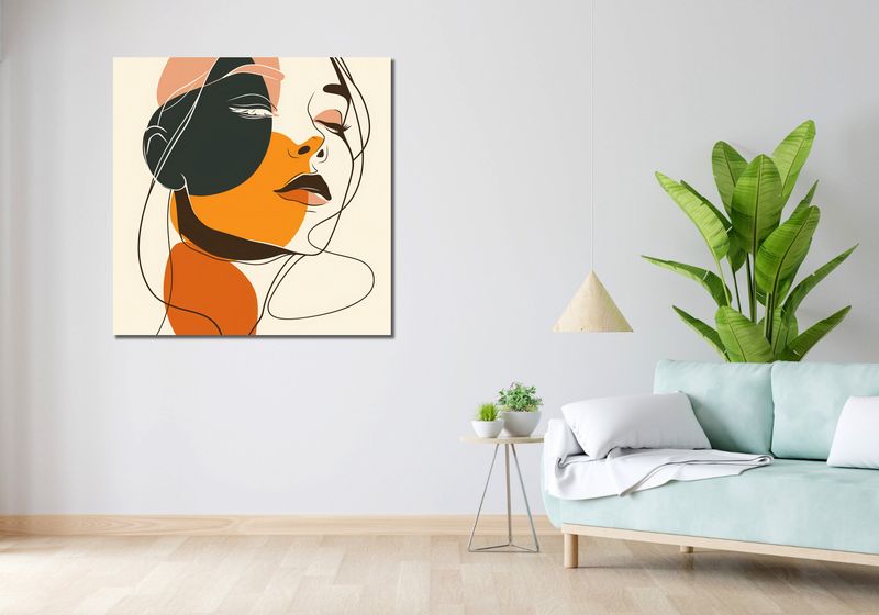 Obraz 100x100cm Spokój Wewnętrzny zdjęcie 2