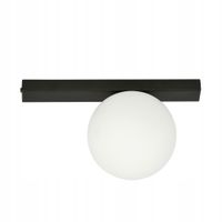 Plafon lampa Fit 1 E14 czarno/biały klosz styl loftowy 1124/1 EMIBIG
