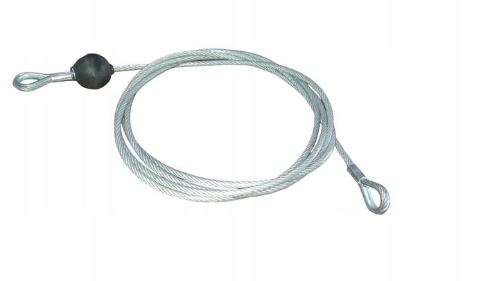 Linka stalowa w oplocie PCV 4/5mm do atlasu 270 cm zdjęcie 1