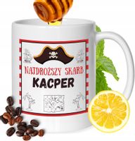 Kubek Dla Kacpra Kolegi Przyjaciela Męża Prezent Z Nadrukiem Biały 330Ml