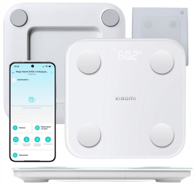 Inteligentna Waga Łazienkowa Xiaomi Mi Body Composition Scale S400 do zdjęcie 2