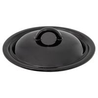 POKRYWKA EMALIOWANA CZARNA DO GARNKA 24 CM