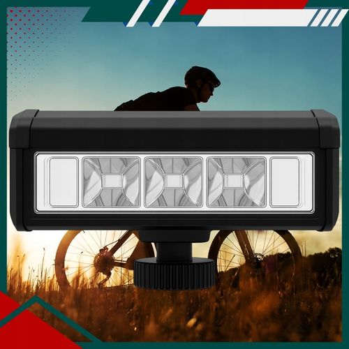 LAMPKA ROWEROWA PRZEDNIA LED NA PRZÓD KIEROWNICĘ ROWERU MOCNA USB 1200lm na Arena.pl