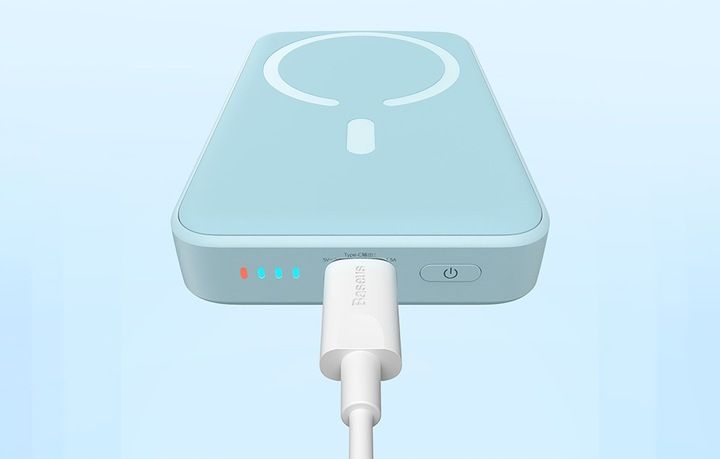 BASEUS MAGNETYCZNY POWER BANK KABEL USB-C 10000MAH 20W POWERBANK MAGSAFE zdjęcie 6