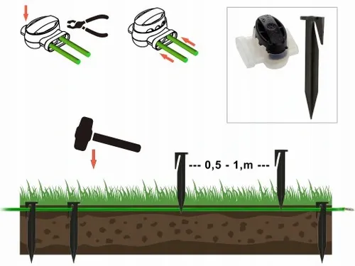 Przewód kabel ograniczający do kosiarki robota robotów 500m na szpuli 3.4mm na Arena.pl