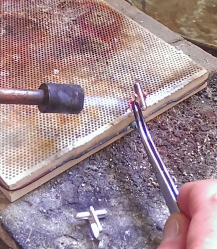 Prezent Spinki do mankietów z bursztynem | Srebro na Arena.pl