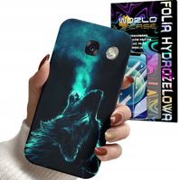 ETUI CASE DO SAMSUNG A5 2017 - WILK ZWIERZĘTA KOLOROWE OBUDOWY + FOLIA