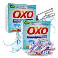 Odkamieniacz do pralki OXO 100 sztuk SKUTECZNE tabletki odkamieniające