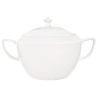 Waza Porcelanowa Stołowa Srebrna na Zupę Gulasz Potrawy Pokrywka Duża 3,5L