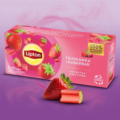 Zestaw Lipton Herbatki owocowe wszystkie smaki 5x20 torebek + PUSZKA GRATIS na Arena.pl