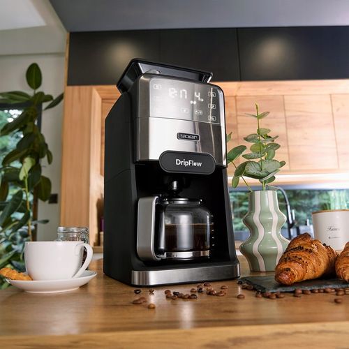 Ekspres przelewowy do kawy z Młynkiem żarnowym Yoer 1520W 1,5L +Programator na Arena.pl