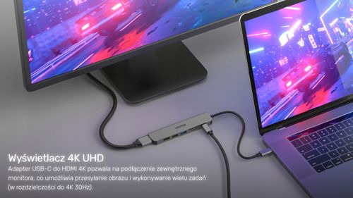Hub USB Unitek USB-C 7w1 na Arena.pl