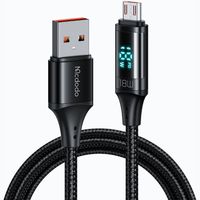 KABEL MCDODO CA-1070 USB-A/MICROUSB, 3A, 1.2M CZARNY