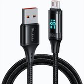 Kabel USB Mcdodo CA-1070 Micro USB 3A 1.2m LED Czarny