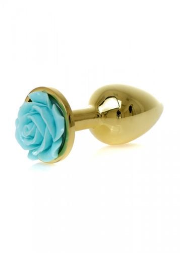 plug jewellery gold plug rose  light blue na Arena.pl