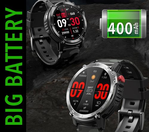 smartwatch męski rubicon rncf08 black/moro smarub232 na Arena.pl