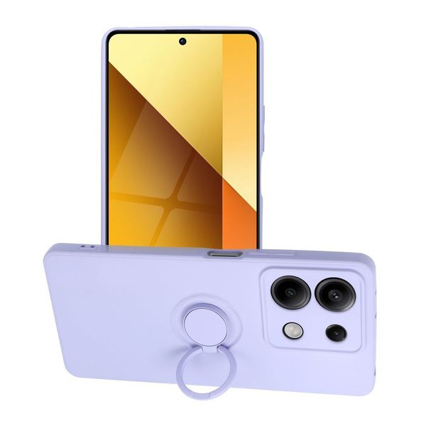 Futerał SILICONE RING do XIAOMI Redmi Note 13 5G fioletowy zdjęcie 1