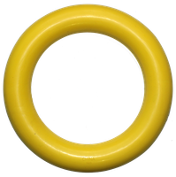 Zabawka dla psa gumowe ringo o zapachu wanilii żółta 9cm UNIQ PETS