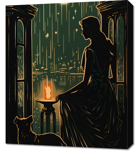 Obraz 60x70cm Nocne Szeptanie zdjęcie 1