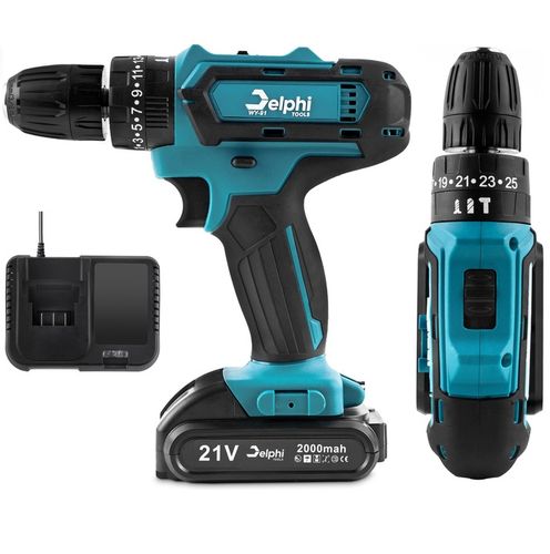 WIERTARKO WKRĘTARKA AKUMULATOROWA UDAROWA 2xAKU 21V WKRĘTAK ZAKRĘTARKA na Arena.pl