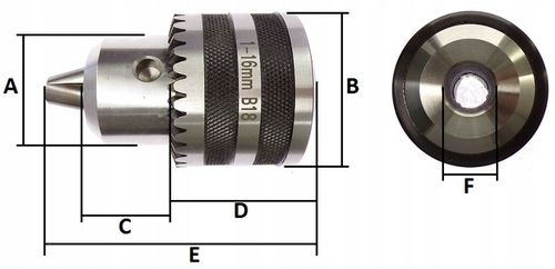 UCHWYT WIERTARSKI 1-16 STOŻEK MK2 TRZPIEŃ 2 KLUCZYKOWY TYP CIĘŻKI na Arena.pl