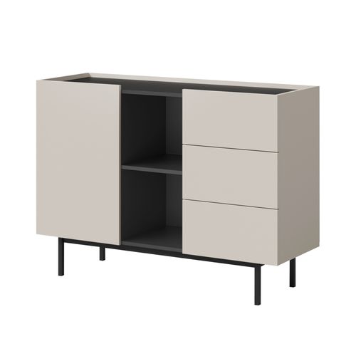 Zestaw mebli do salonu Noel Kaszmir / Czarny na Arena.pl