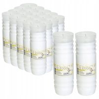 LUGO 4 – wkład olejowy 96h do zniczy 22 szt | 17cm | 4 dni | polski