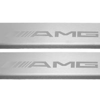 Listwa progowa MERCEDES C COUPE C205 AMG Stal nierdzewna 304 mat 2szt