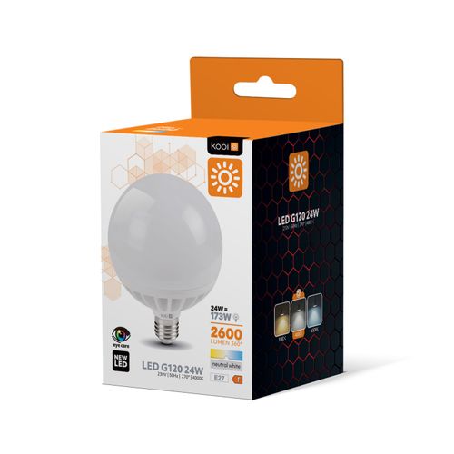 żarówka led g120 24w e27 4000k kobi na Arena.pl