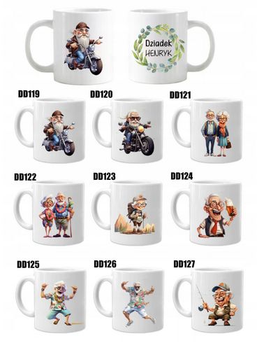 KUBEK Z NADRUKIEM PREZENT DZIEŃ DZIADKA URODZINY IMIENINY DZIADEK na Arena.pl