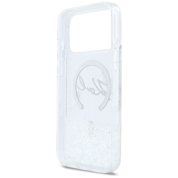 etui karl lagerfeld liquid glitter karl  script logo magsafe do zdjęcie 7