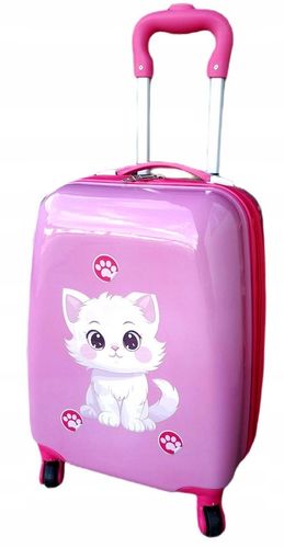 KOT KOTEK WALIZKA NA KÓŁKACH DLA DZIECI KABINOWA DO SAMOLOTU PODRÓŻNA na Arena.pl