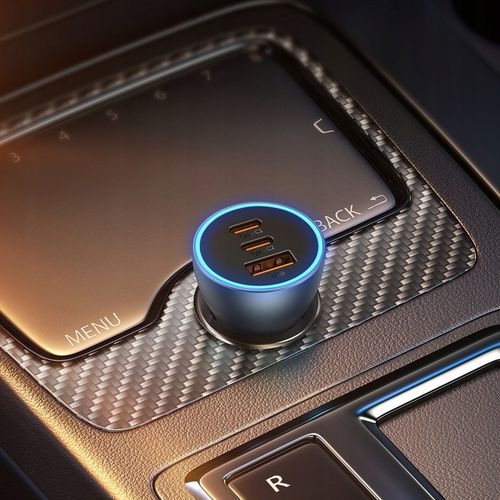 BASEUS ŁADOWARKA SAMOCHODOWA MOCNA SZYBKA 1xUSB 2xUSB-C 65W QC 4.0+ PD AFC na Arena.pl