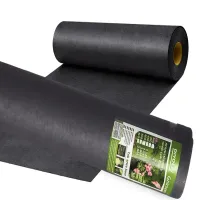 Agrowłóknina 50g 1,5m x 50m antchwastowa mata czarna ściółkująca