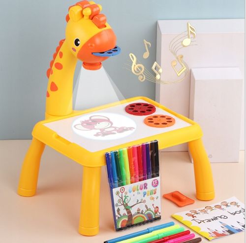 Projektor Rzutnik do Rysowania Slajdy Mazaki NÓŻKI ŻYRAFA MUZYKA DŹWIĘKI na Arena.pl