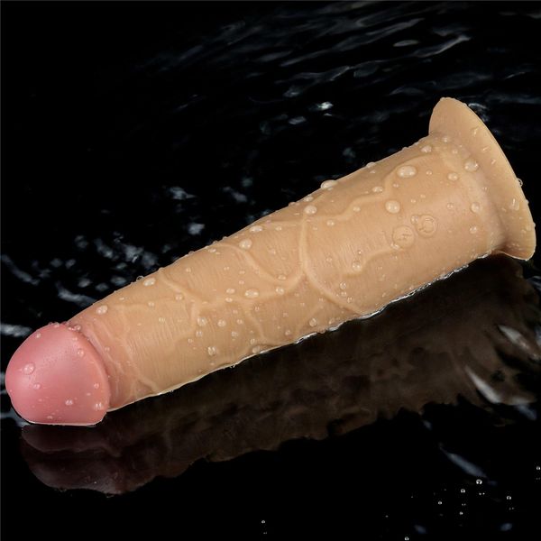 8.0'' Dual Layered Platinum Silicone Rotator zdjęcie 16