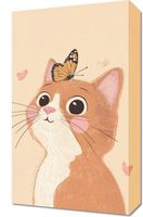 Obraz 30x50cm Wzory dla Dzieci, Dziewczynki i Chłopca - Kicia