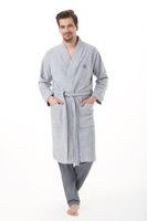 Szlafrok męski LUNA kod 850 szary roz. XXL