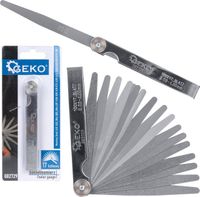 Geko Szczelinomierz listkowy 17 listków 0,02-1 mm G02729
