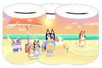 Skarbonka Ceramiczna Bluey i Przyjaciele - Blue i Bingo