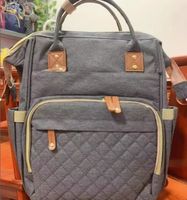 TORBA DO WÓZKA DZIECIĘCEGO ORGANIZER DLA MAMY TATY SZARY WYSOKA