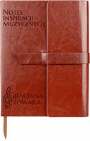 Notatnik A5 notes skórzany PERSONALIZOWANY GRAWER z imieniem twój napis